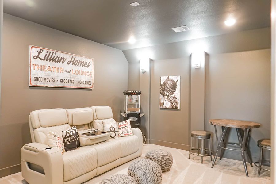 Representative furnished interior of a home built from the The Lilac by Lillian Custom Homes in Polo Ridge, Heath (Image 27).