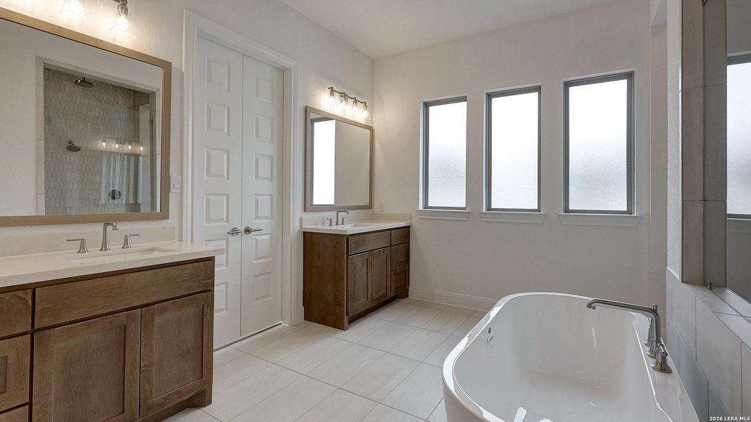 Furnished interior view inside a new home in Megan's Landing, Castroville (Image 11).