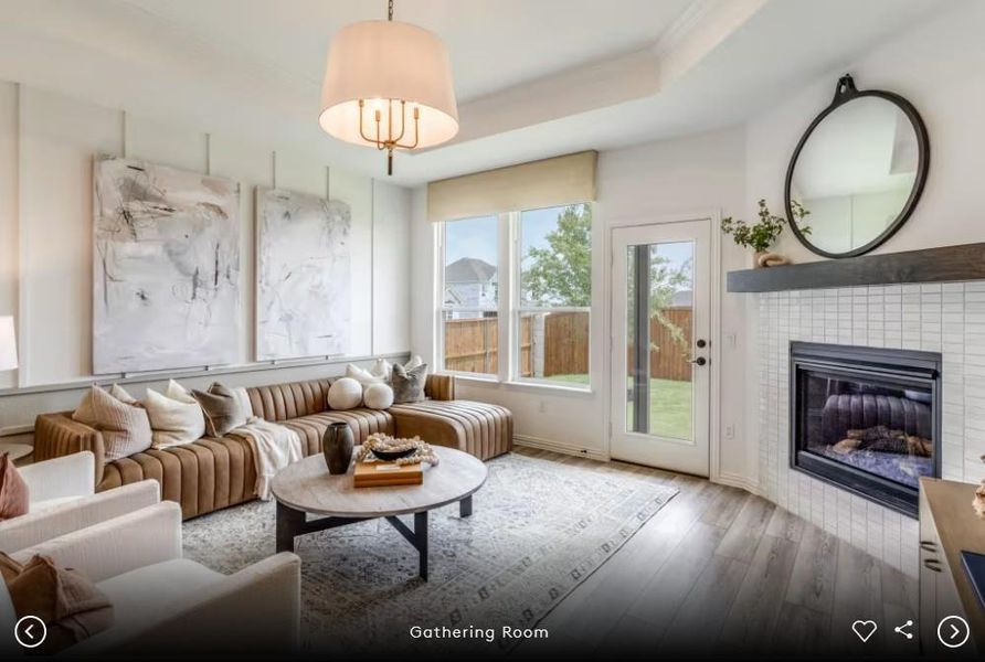 Interior photos- Photo of Pulte model home with same floor plan, not of actual home listed.