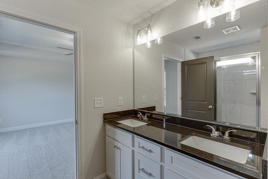 Furnished interior view inside a new home in , Carnesville (Image 12).