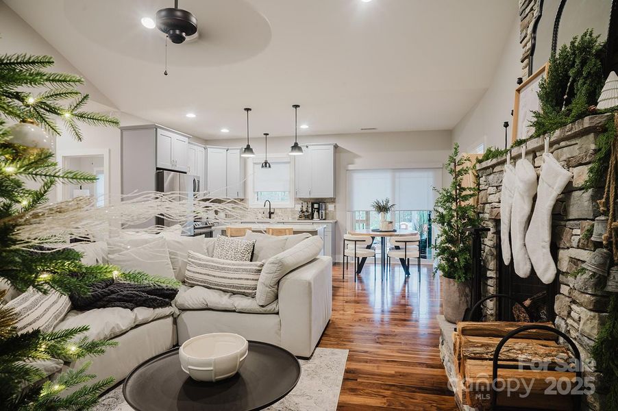 Furnished interior view inside a new home in , Hendersonville (Image 37). Furnished interior view inside a new home in , Hendersonville (Image 37).