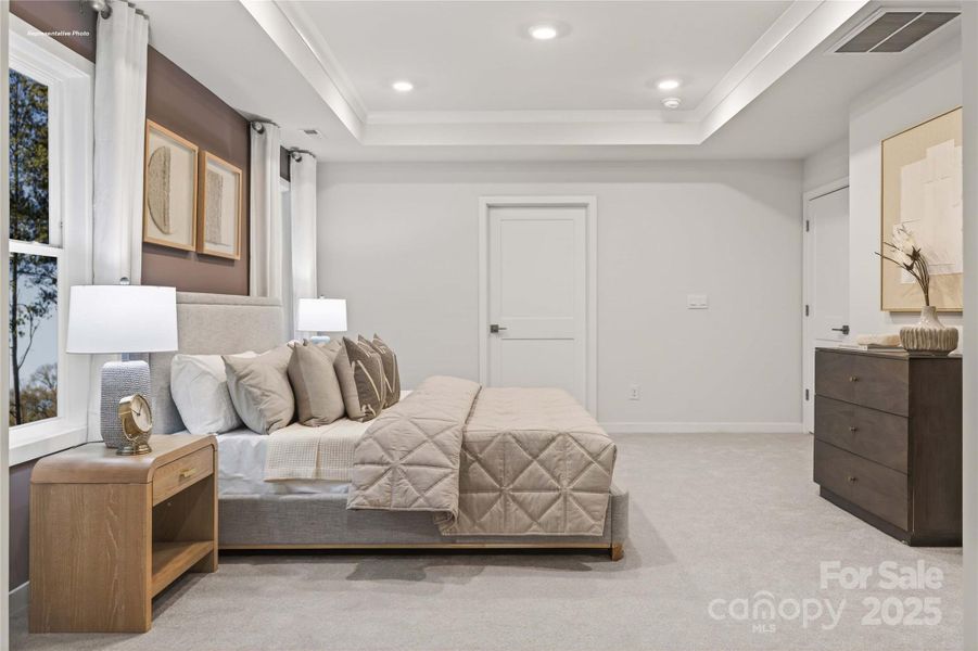 Furnished interior view inside a new home in Sanctuary at Southgate, Indian Trail (Image 36).