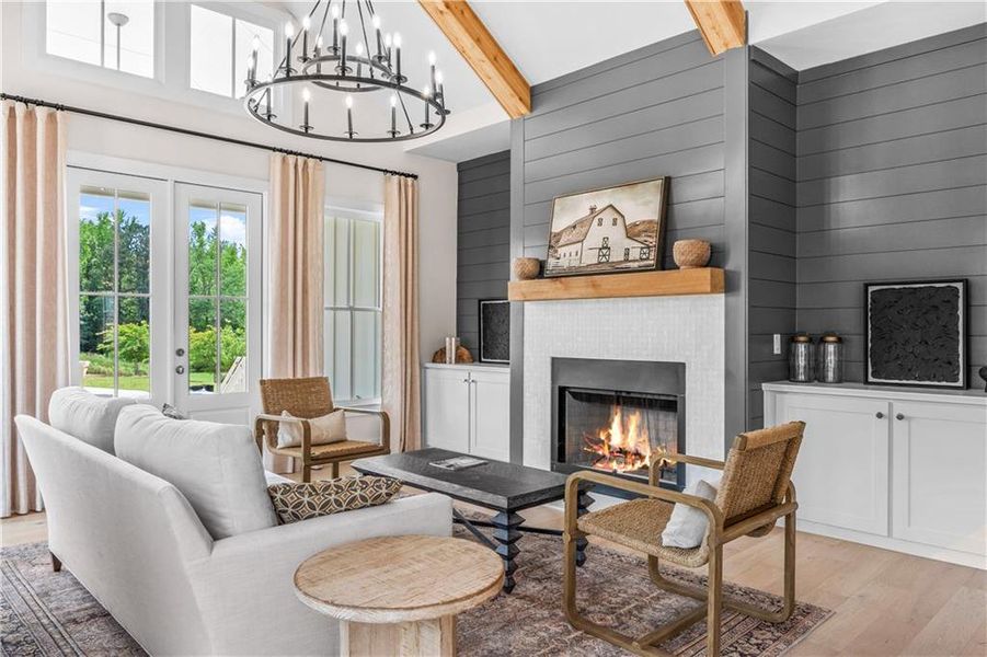 Furnished interior view inside a new home in Crossroads, Milton (Image 34).