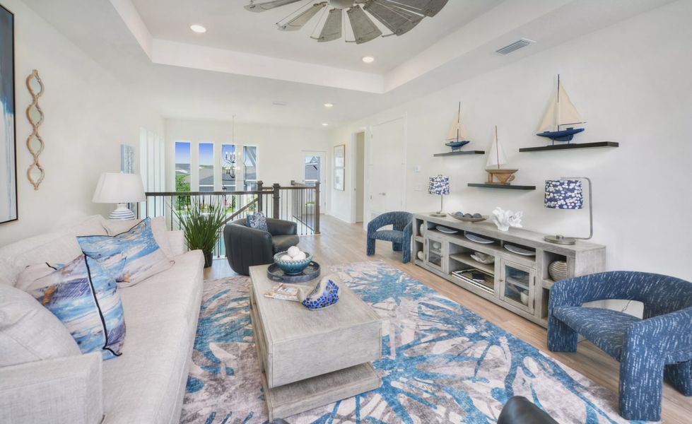 Furnished interior view inside a new home in Persimmon Park, Wesley Chapel (Image 32).