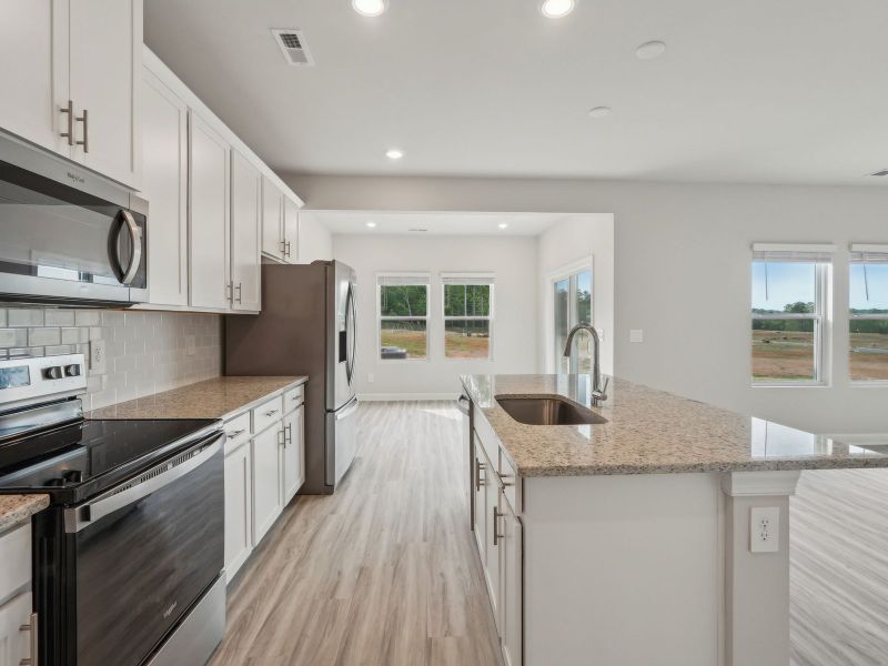 Furnished interior view inside a new home in Walnut Reserve, Conover (Image 5).