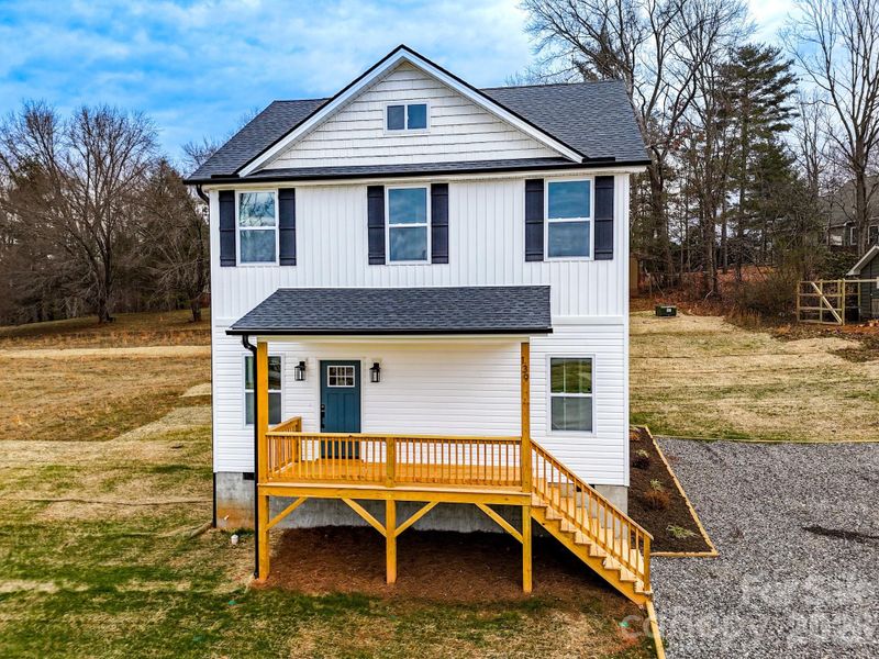 Exterior details and patio area of a home in , Alexander (Image 24).
