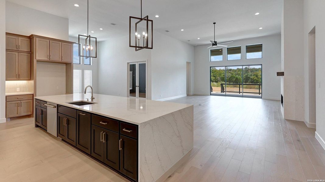 Furnished interior view inside a new home in George's Ranch, Boerne (Image 7).