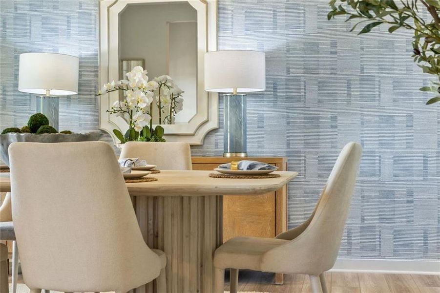 Furnished interior view inside a new home in Hawthorne Reserve, Dallas (Image 7).