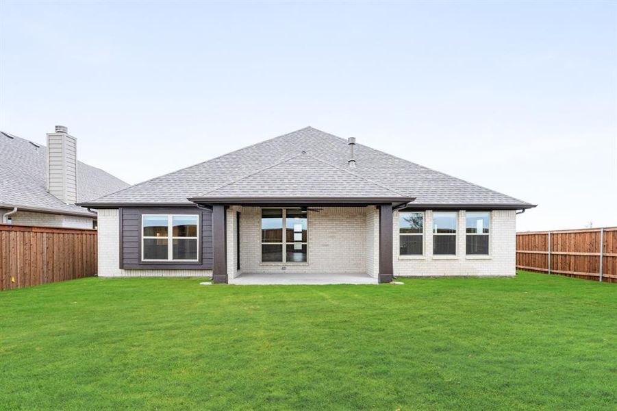 Exterior details and patio area of a home in Meraki, Forney (Image 18).