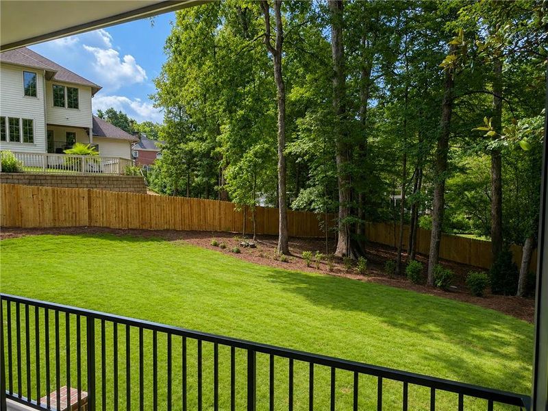 Exterior details and patio area of a home in , Atlanta (Image 15).