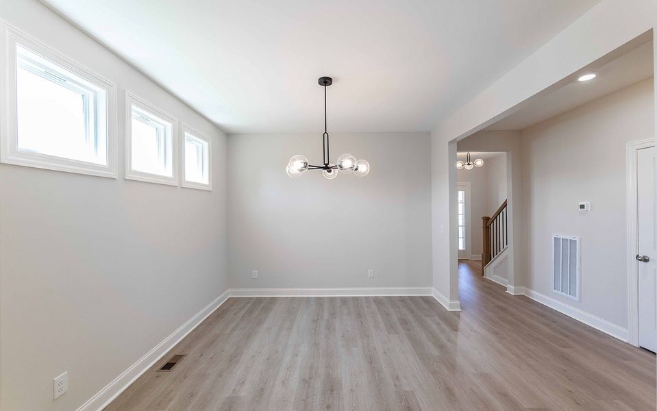Spacious, unfurnished interior of a new home in The Retreat at Norman Farm, Hendersonville (Image 14).