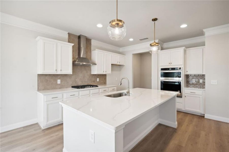 Furnished interior view inside a new home in , Flowery Branch (Image 12).