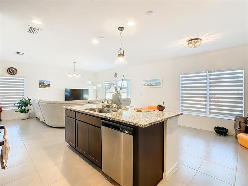 Furnished interior view inside a new home in Horse Creek at Crosswinds, Davenport (Image 16).