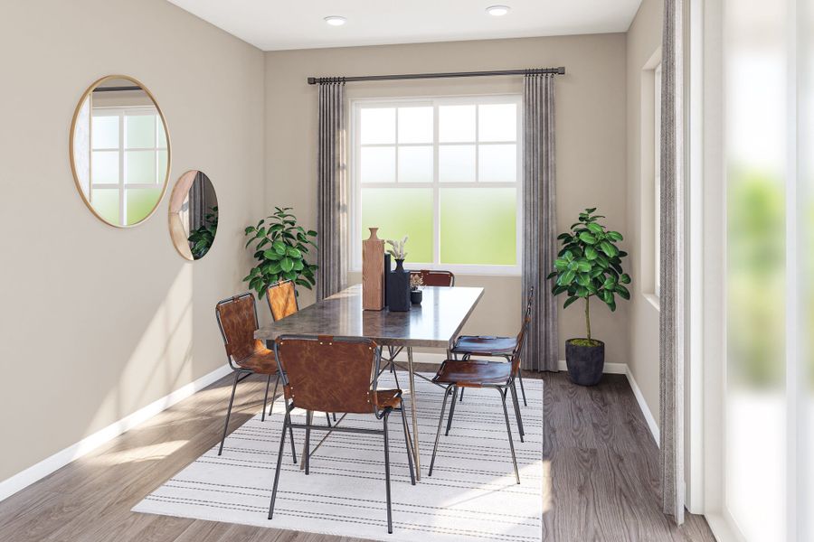 Representative furnished interior of a home built from the 3508 by Tri Pointe Homes in The Aurora Highlands, Aurora (Image 17).