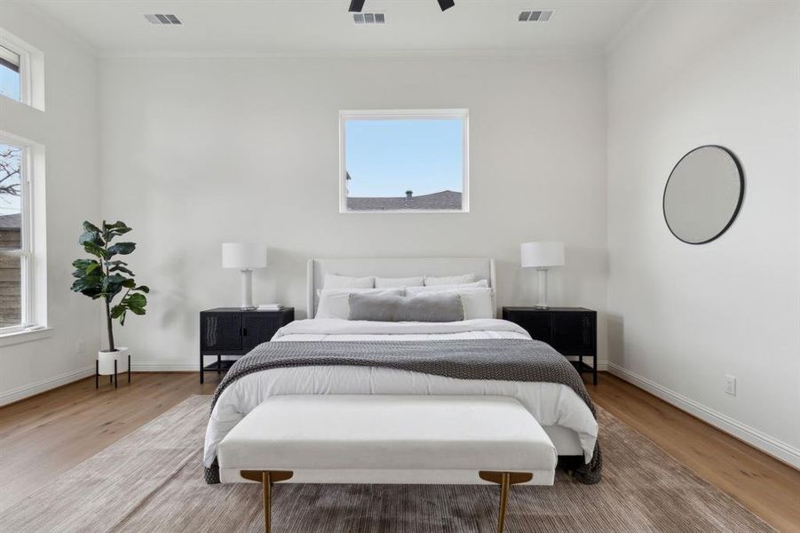 Furnished interior view inside a new home in , Dallas (Image 17).
