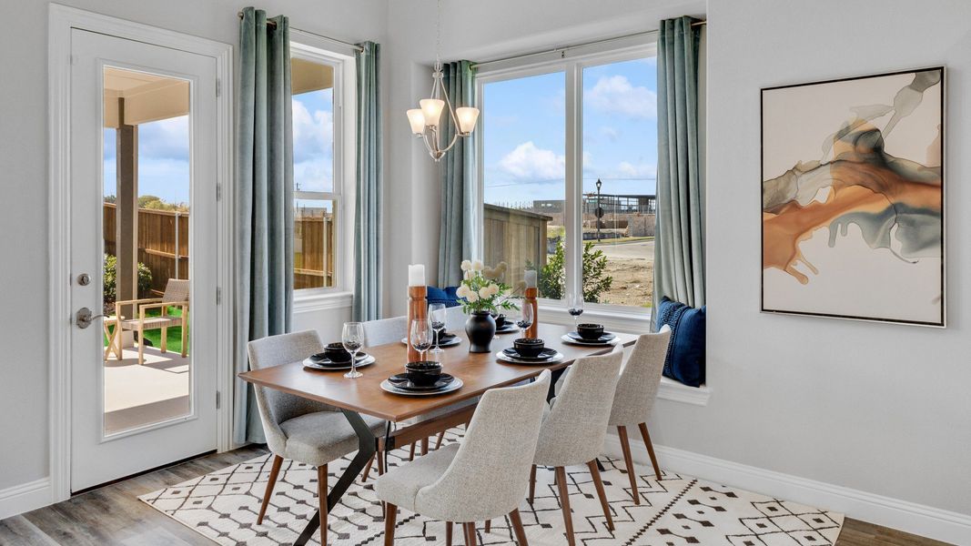 Representative furnished interior of a home built from the Magnolia by Brightland Homes in Anna Ranch, Anna (Image 6).
