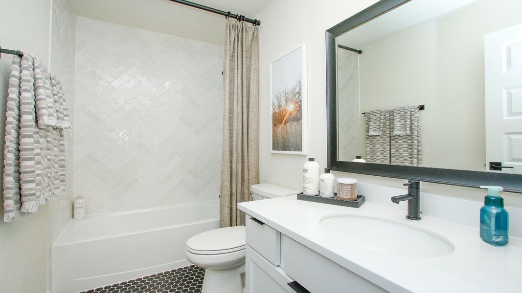 Furnished interior view inside a new home in Colony at Pinehurst, Pinehurst (Image 4).