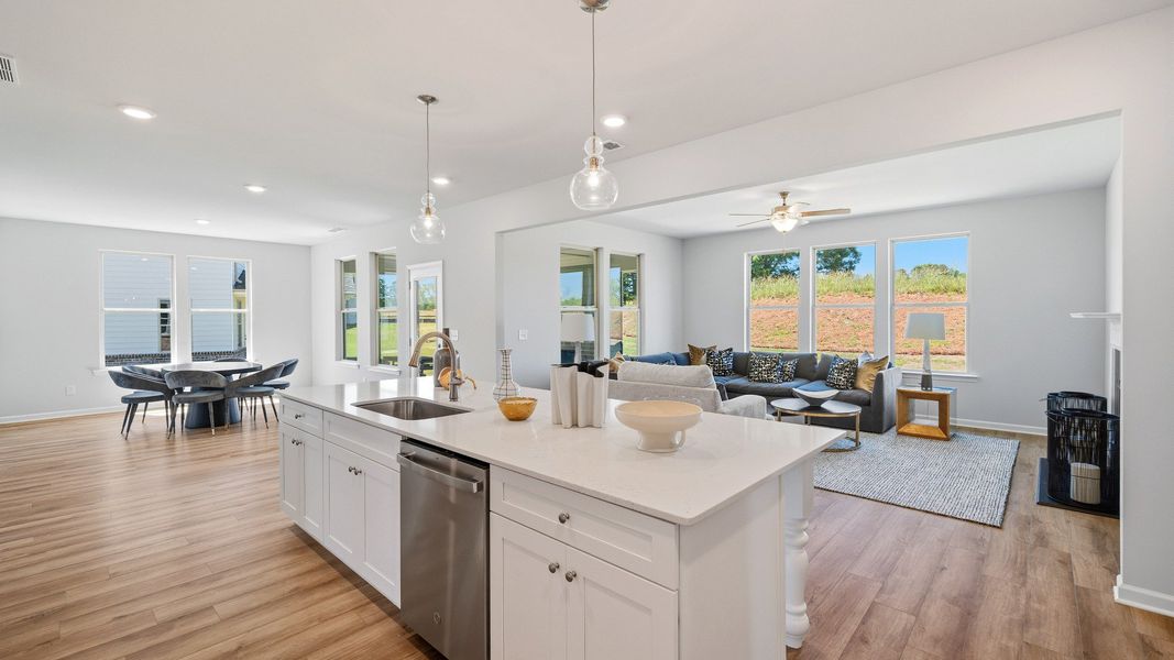 Representative furnished interior of a home built from the Stonefield - Side Entry by DRB Homes in Brighton, Locust Grove (Image 15).