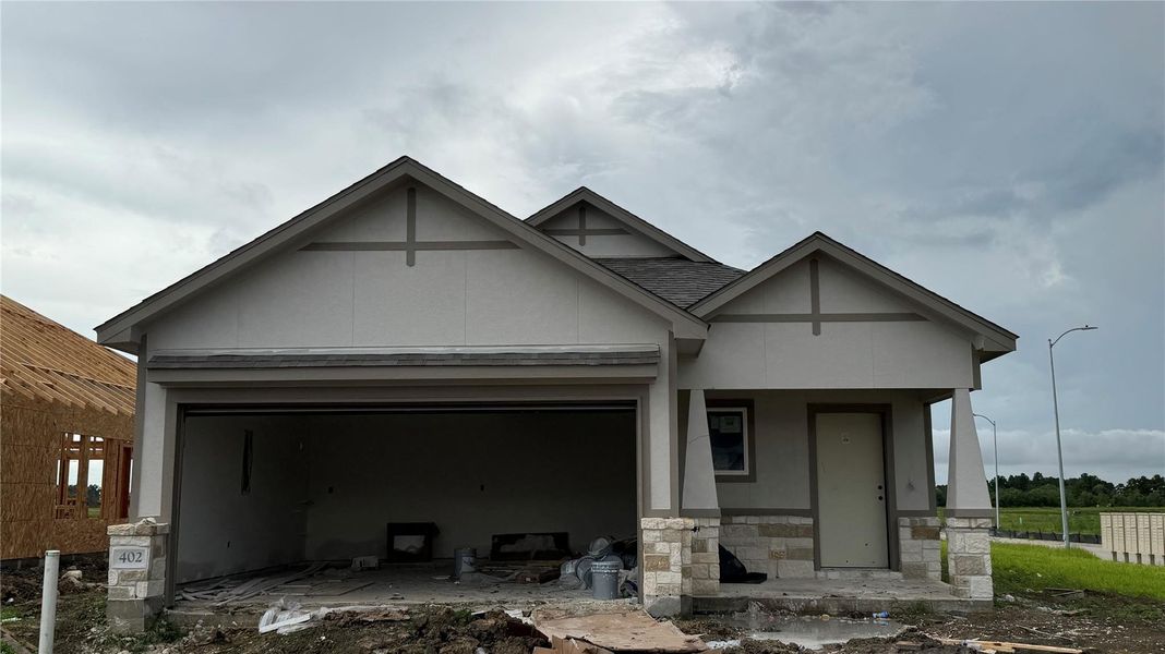 In-progress construction of a new home in Crosby Farms, Crosby, TX (Image 7).