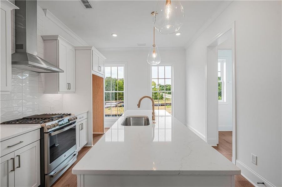 Furnished interior view inside a new home in Waterhaven, Cumming (Image 9).