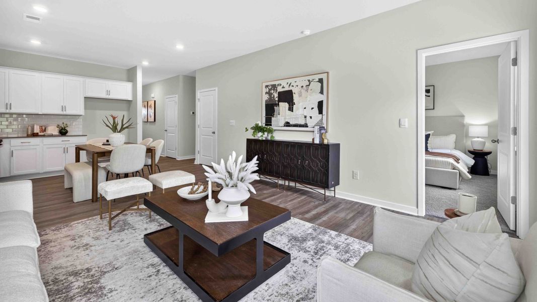 Furnished interior view inside a new home in The Hamptons at Hickory, Hickory (Image 9). Furnished interior view inside a new home in The Hamptons at Hickory, Hickory (Image 9).