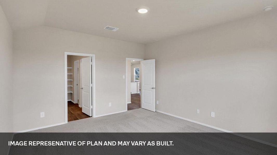 Spacious, unfurnished interior of a new home in Prairie Lakes, Buda (Image 11).