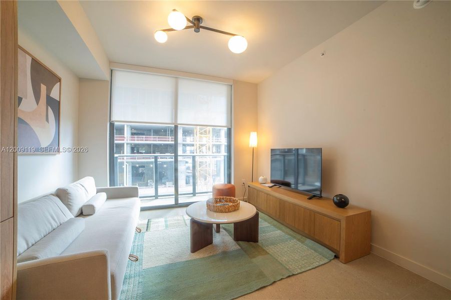 Furnished interior view inside a new home in , Miami (Image 6).