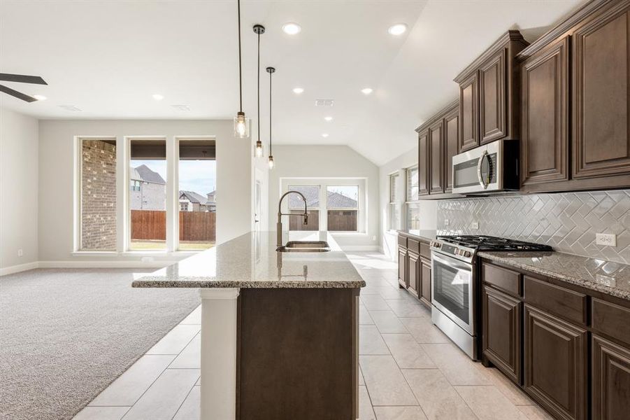 Furnished interior view inside a new home in Eagle Glen 50, Alvarado (Image 16).