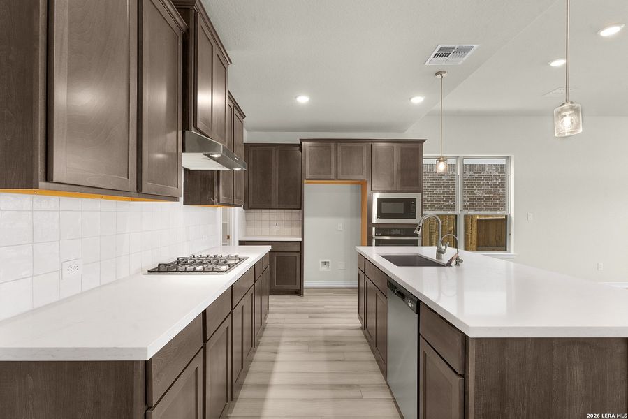 Furnished interior view inside a new home in Meyer Ranch - Enclave, New Braunfels (Image 5).