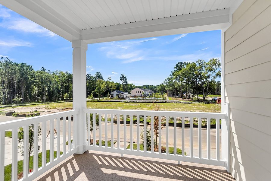 Exterior details and patio area of a home in Pineland Preserve, Summerville (Image 4). Exterior details and patio area of a home in Pineland Preserve, Summerville (Image 4).