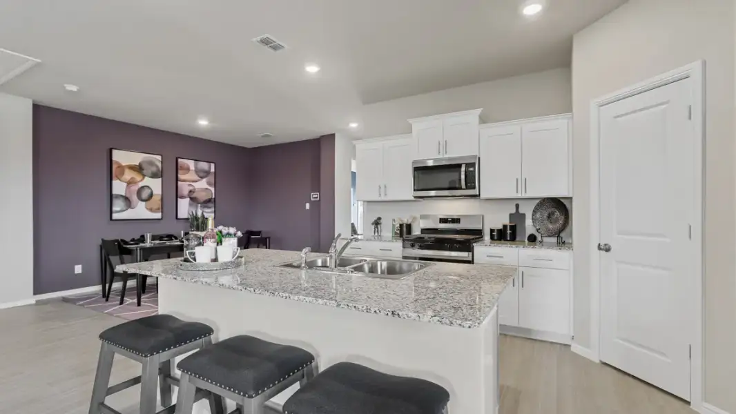 Furnished interior view inside a new home in Hadley Farms, Godley (Image 10).