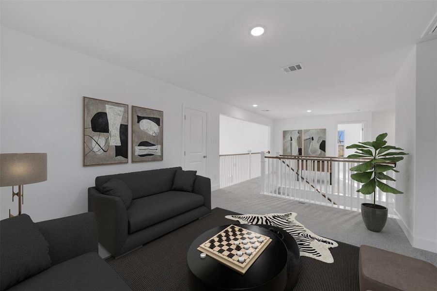 Furnished interior view inside a new home in Timberbrook, Justin (Image 19).
