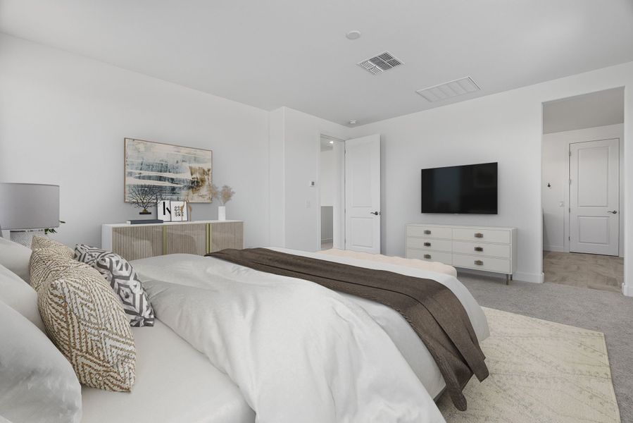 Furnished interior view inside a new home in The Grove at El Cidro, Goodyear (Image 15).