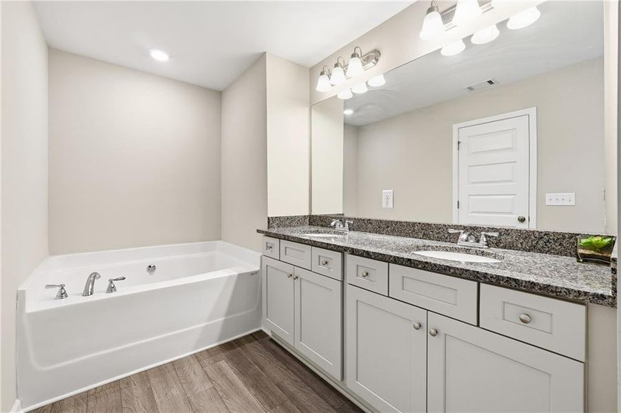 Furnished interior view inside a new home in , Cartersville (Image 12).