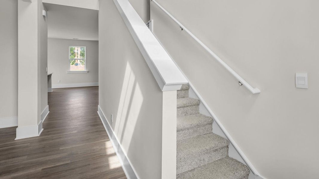Spacious, unfurnished interior of a new home in Indigo Preserve, Leland (Image 25). Spacious, unfurnished interior of a new home in Indigo Preserve, Leland (Image 25).