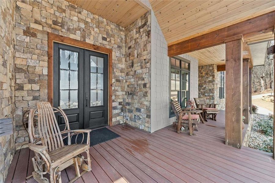Exterior details and patio area of a home in , Cleveland (Image 31).