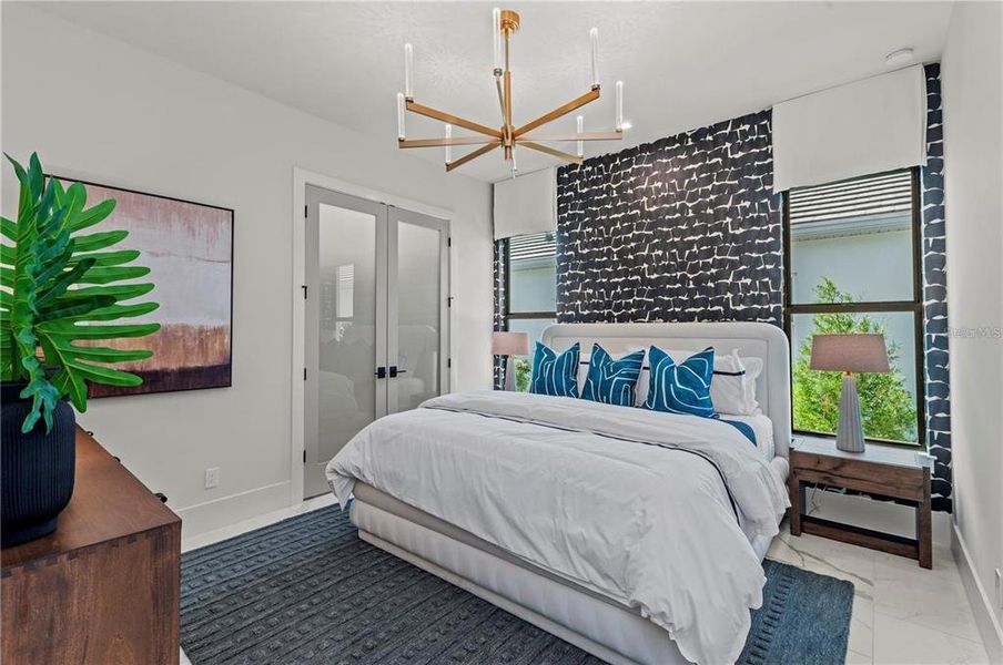 Furnished interior view inside a new home in Shellstone at Waterside, Sarasota (Image 16).