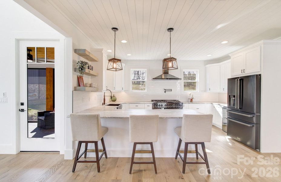 Furnished interior view inside a new home in , Mills River (Image 37).