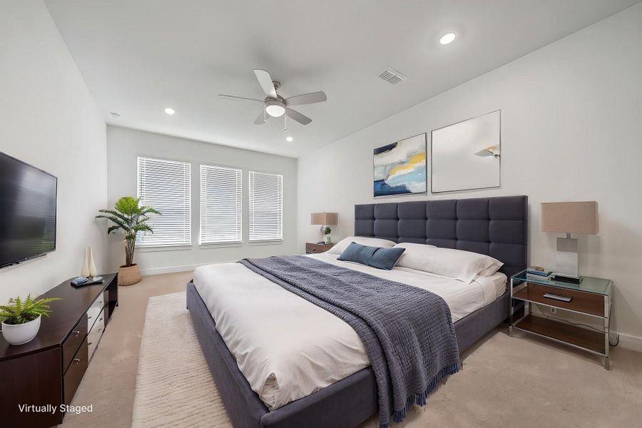 Luxurious Primary Master Sanctuary Featuring Sophisticated Accents and Abundant Natural Light Luxurious Primary Master Sanctuary Featuring Sophisticated Accents and Abundant Natural Light