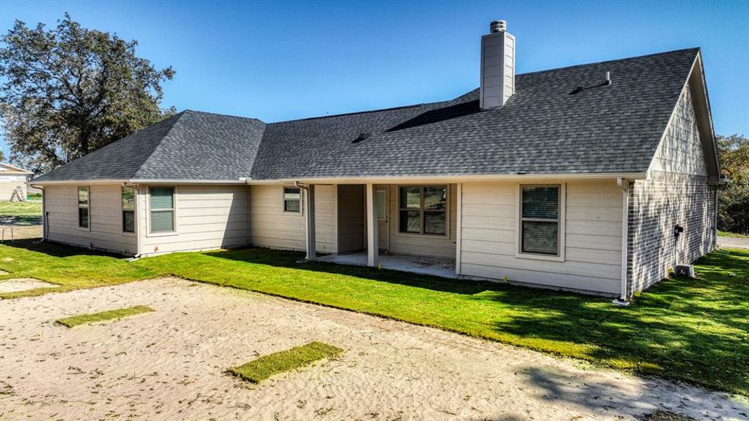 Exterior details and patio area of a home in , Poolville (Image 20).