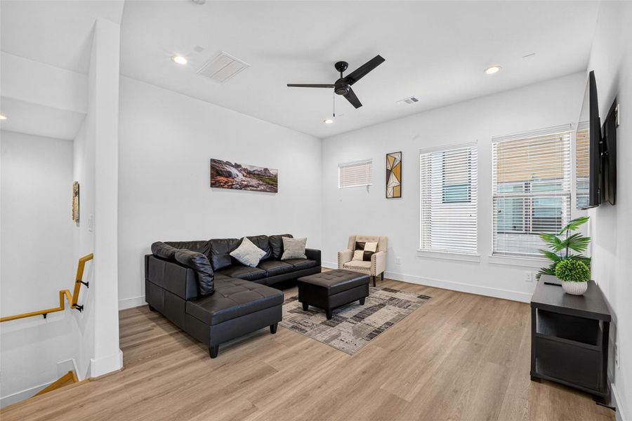 Furnished interior view inside a new home in , Houston (Image 46).