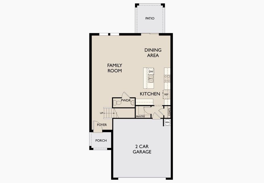 2D floor plan layout of this home in Landings at Mount Olive, Polk City, FL (Image 2). 2D floor plan layout of this home in Landings at Mount Olive, Polk City, FL (Image 2).