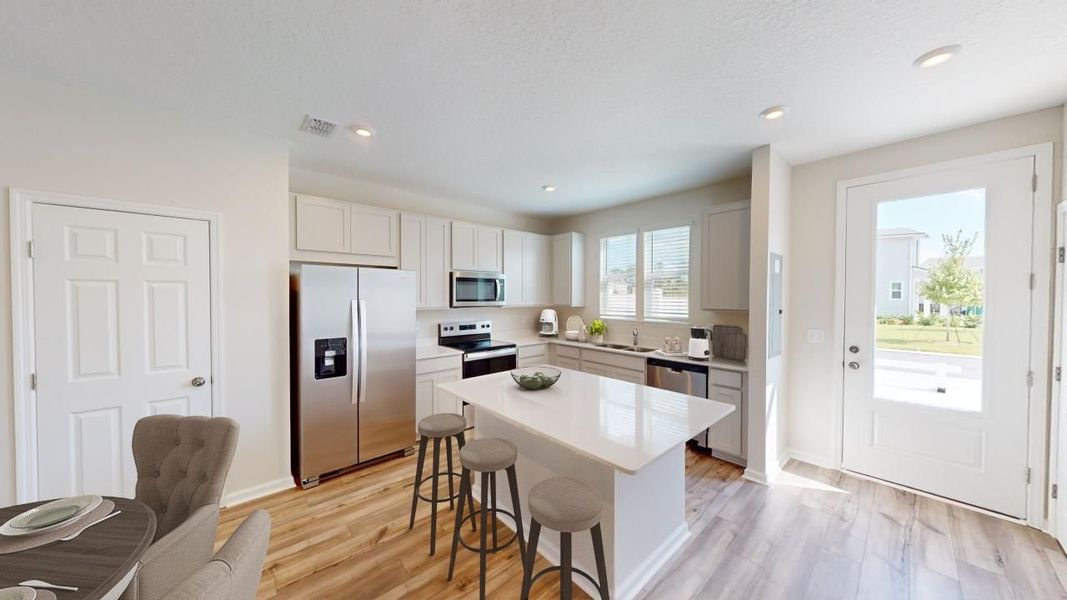 Furnished interior view inside a new home in RiverTown, St. Johns (Image 5).