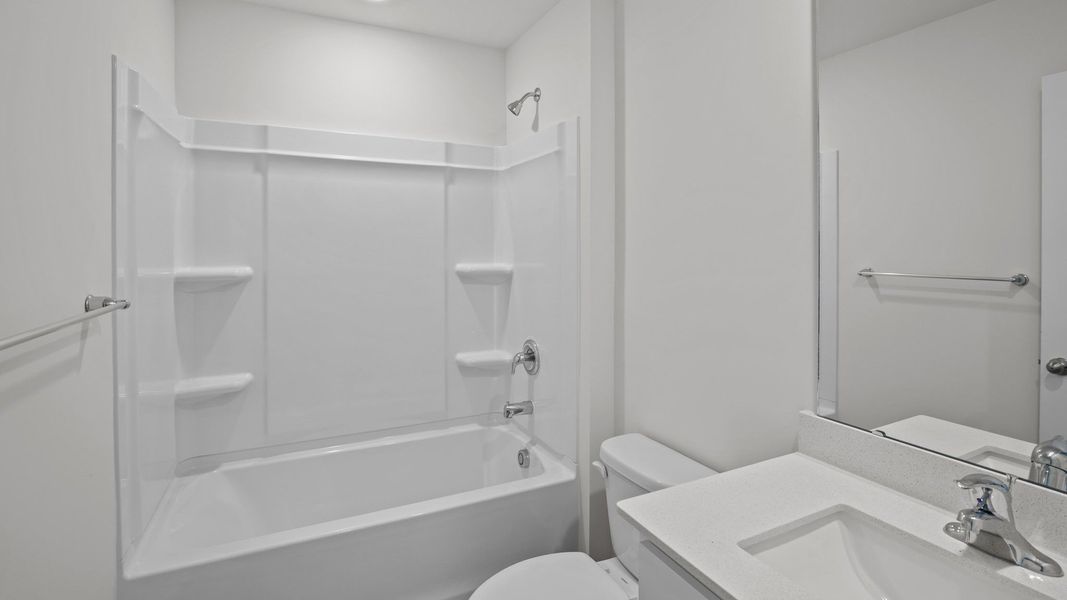 Furnished interior view inside a new home in Hunter Hill, Rocky Mount (Image 7). Furnished interior view inside a new home in Hunter Hill, Rocky Mount (Image 7).