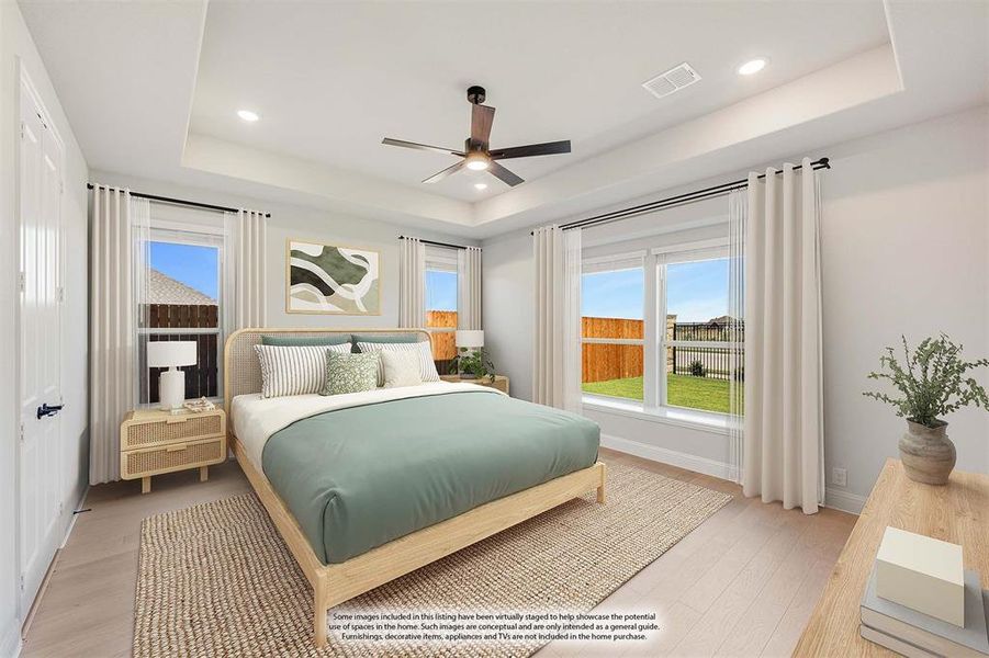 Furnished interior view inside a new home in Timberbrook 3B-4A, Justin (Image 5).