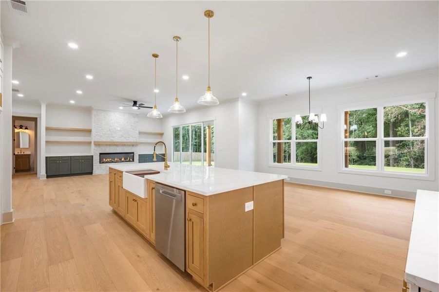 Furnished interior view inside a new home in , Winder (Image 15).