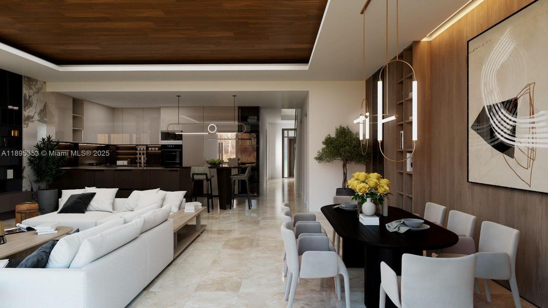 Furnished interior view inside a new home in , Fort Lauderdale (Image 17). Furnished interior view inside a new home in , Fort Lauderdale (Image 17).