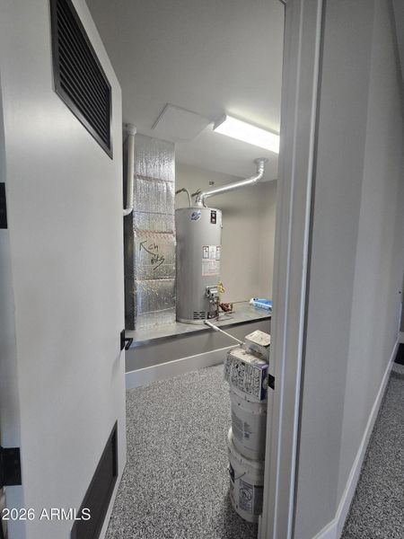 Garage mechanical room