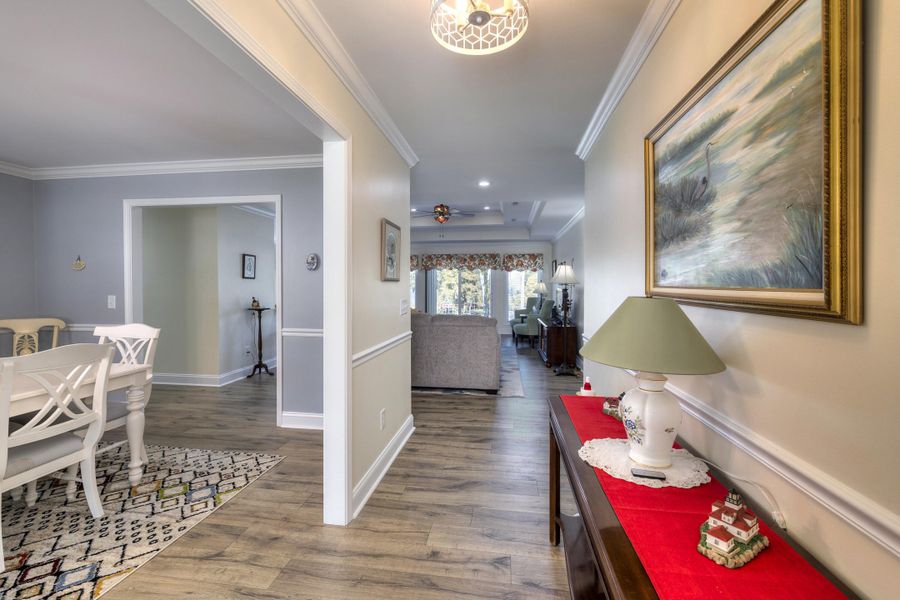Furnished interior view inside a new home in , Manning (Image 17).
