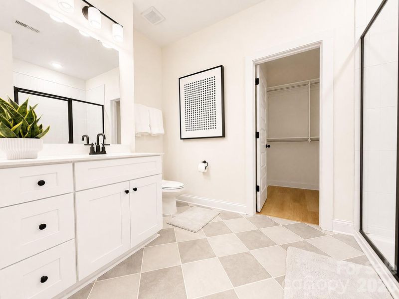 Furnished interior view inside a new home in , Charlotte (Image 23). Furnished interior view inside a new home in , Charlotte (Image 23).